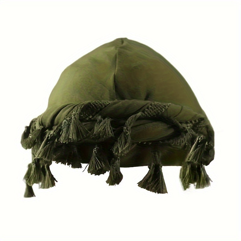 Vintage Twist Head Wraps Turban with Tassel