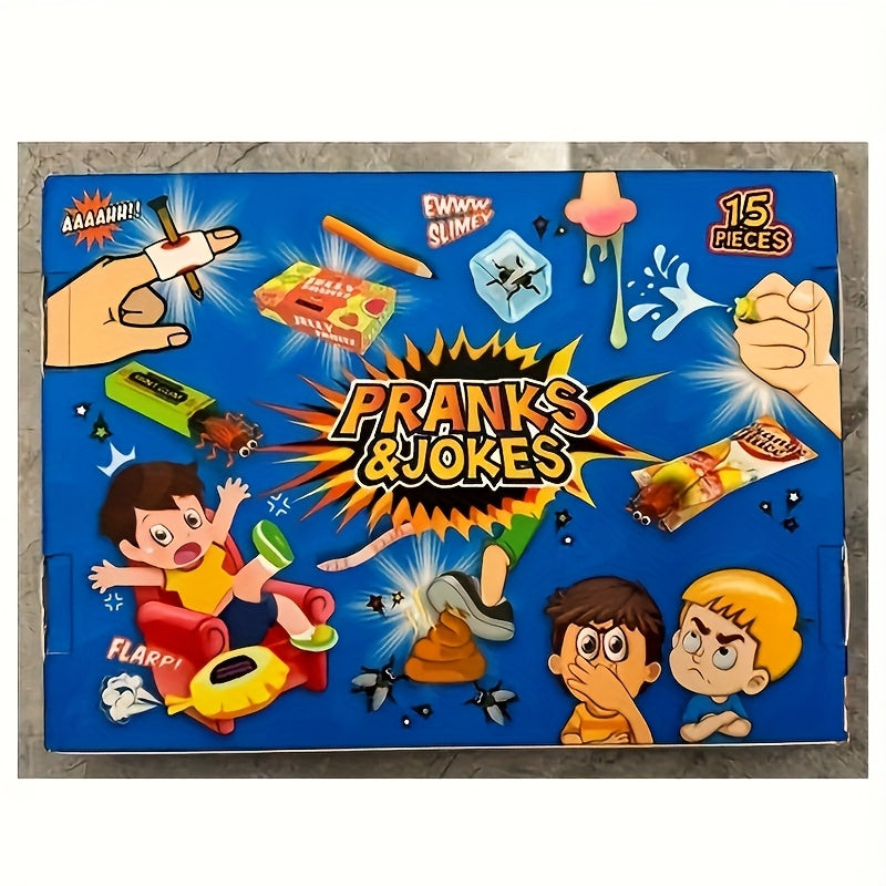 Halloween & April Fool's Prank Set: Cockroach, Moth, Chewing Gum, Fecal Pad