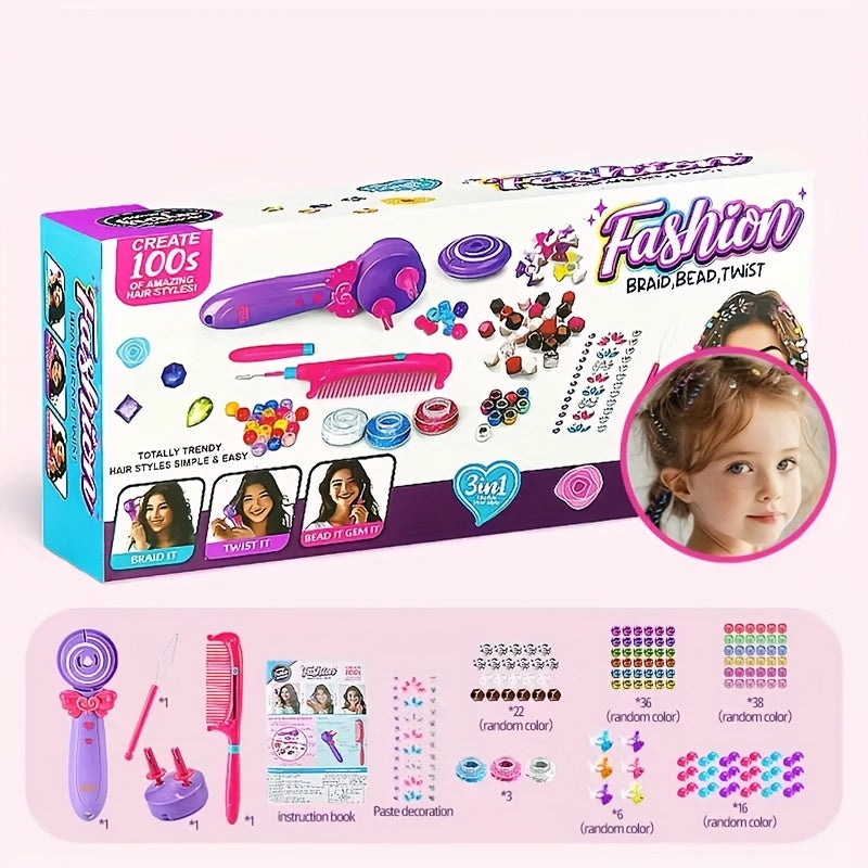 Magic Braids Hair Twisting Toy Bead Weaving Tool