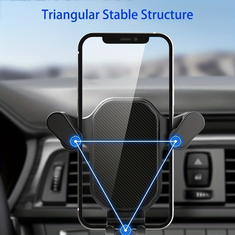 Phone Holder: Gravity Sensing for Car, Air Outlet & Desktop