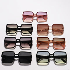 Square Rimless Sunglasses For Women UV400 Protection
