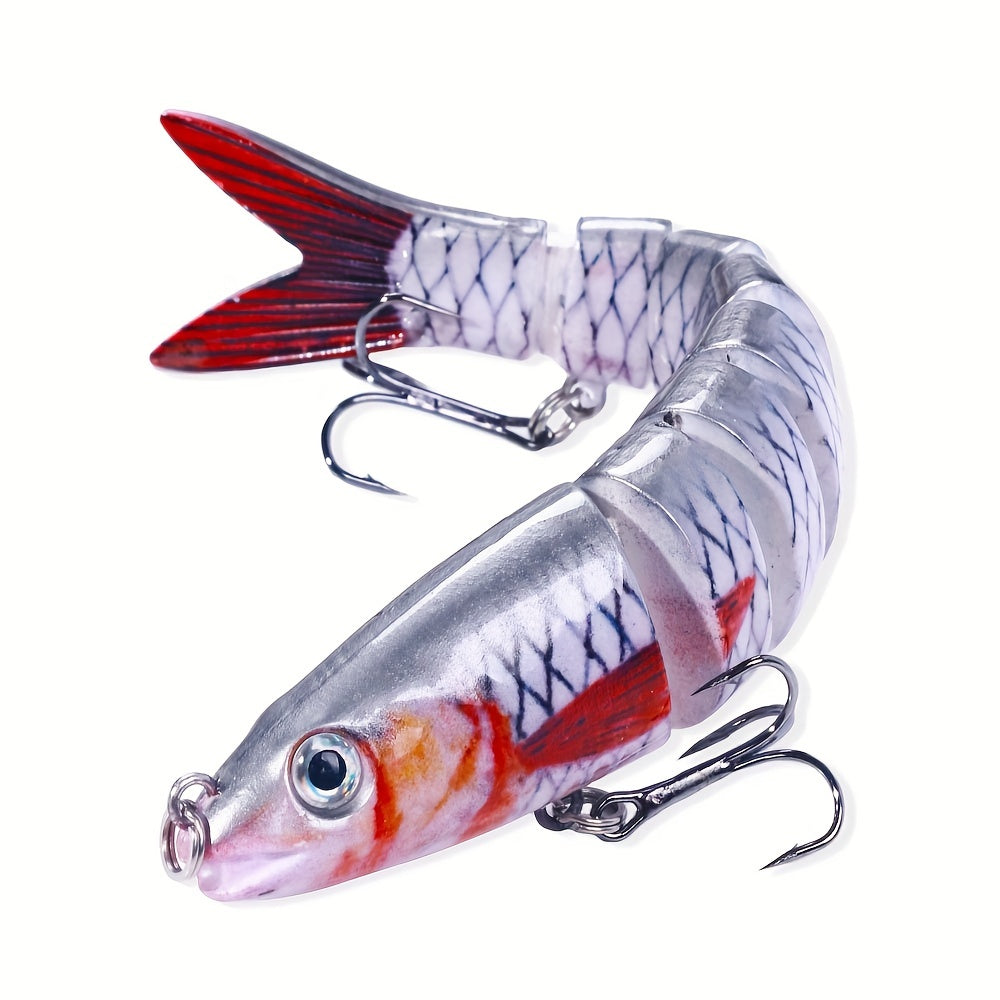 1pc Fishing Lures Section Swimbait CrankBait Bionic Artificial Bait