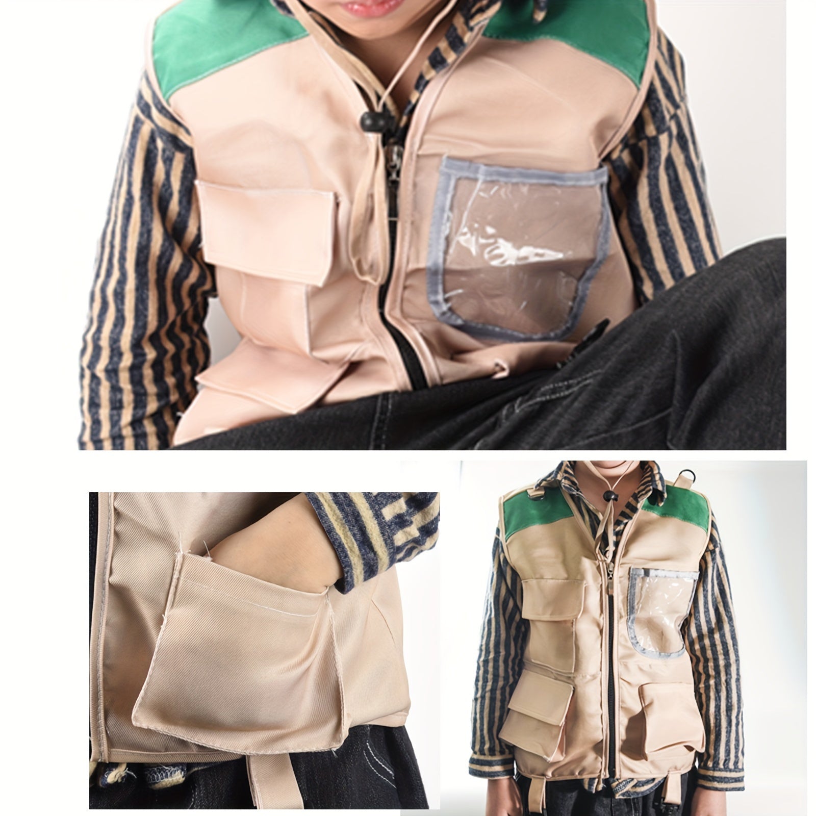 Kids Outdoor Adventure Vest Cosplay Set