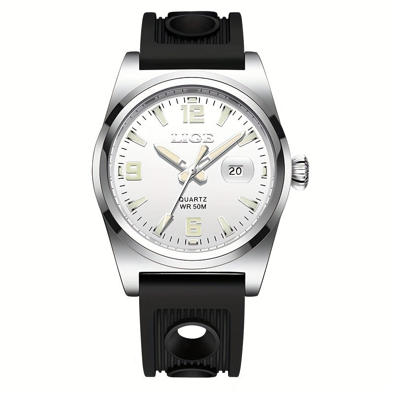 Women's Waterproof Luminous Date Wristwatch