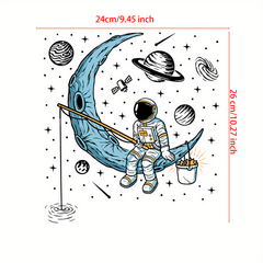 Astronaut Pattern Iron On Transfer Sticker DIY Clothing T Shirt Backpack