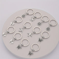 12pcs Men's Summer Alloy Keychain Box Bag Accessories