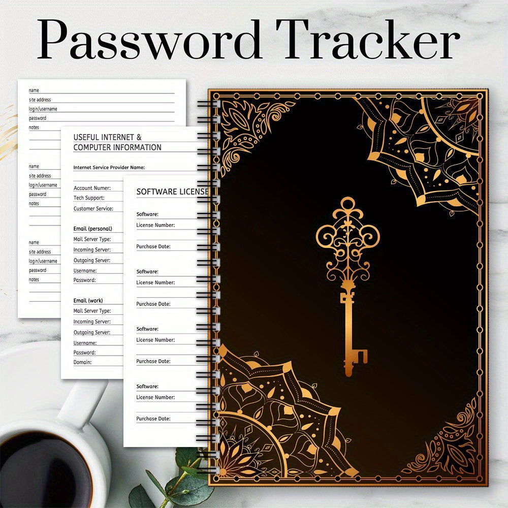 Password Notebook 70 Pages Internet & Computer Logins Home Office Mixed C