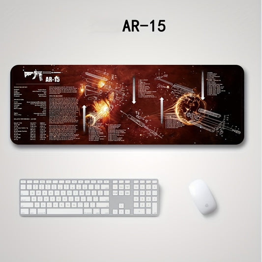 Non Slip PU Leather Desk Blotter Gun Cleaning Mat Desk Pad Protector Mouse Pad