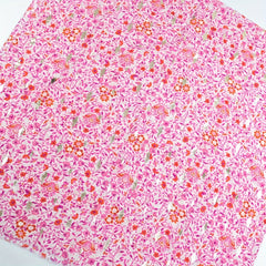 Rose Flower Scarf Boho Frayed Edge Shawl Head Wrap Sunscreen Windproof