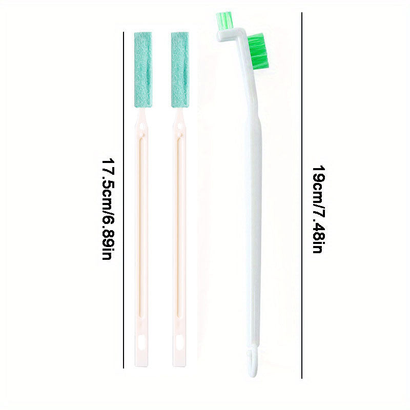 9pcs Cleaning Brush Set for Toilet, Kitchen, Window, Air Conditioner