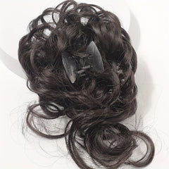 Curly Wigs Ponytail Hair Extension PVC Simulation Hair