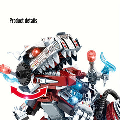 Mechanical Dinosaur Building Blocks 2 Transformable Models