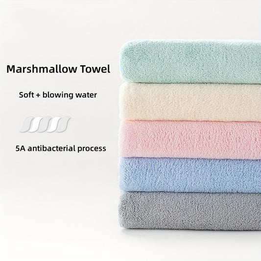 Soft Coral Velvet Hand Towel for Adults and Children