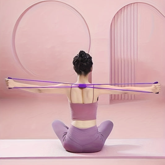 8-Shaped Chest Expander for Yoga Tension Rope Elastic Band