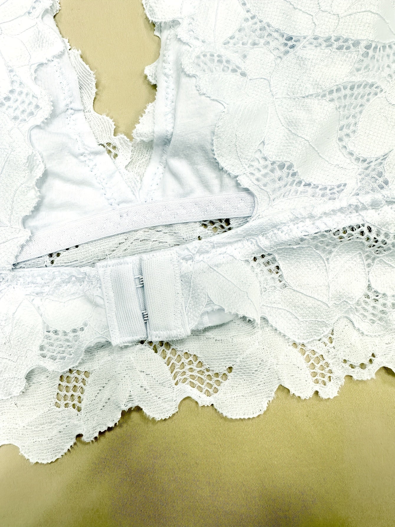 Lace Trim Cami Bra Women's Lingerie