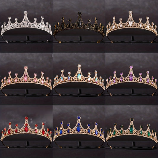 Girls Princess Tiara Halloween Crown Costume Headband Birthday Bride Hair Access