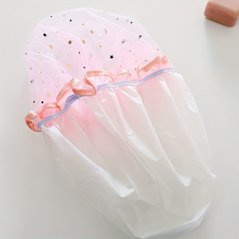 Thick Waterproof Shower Cap for Women