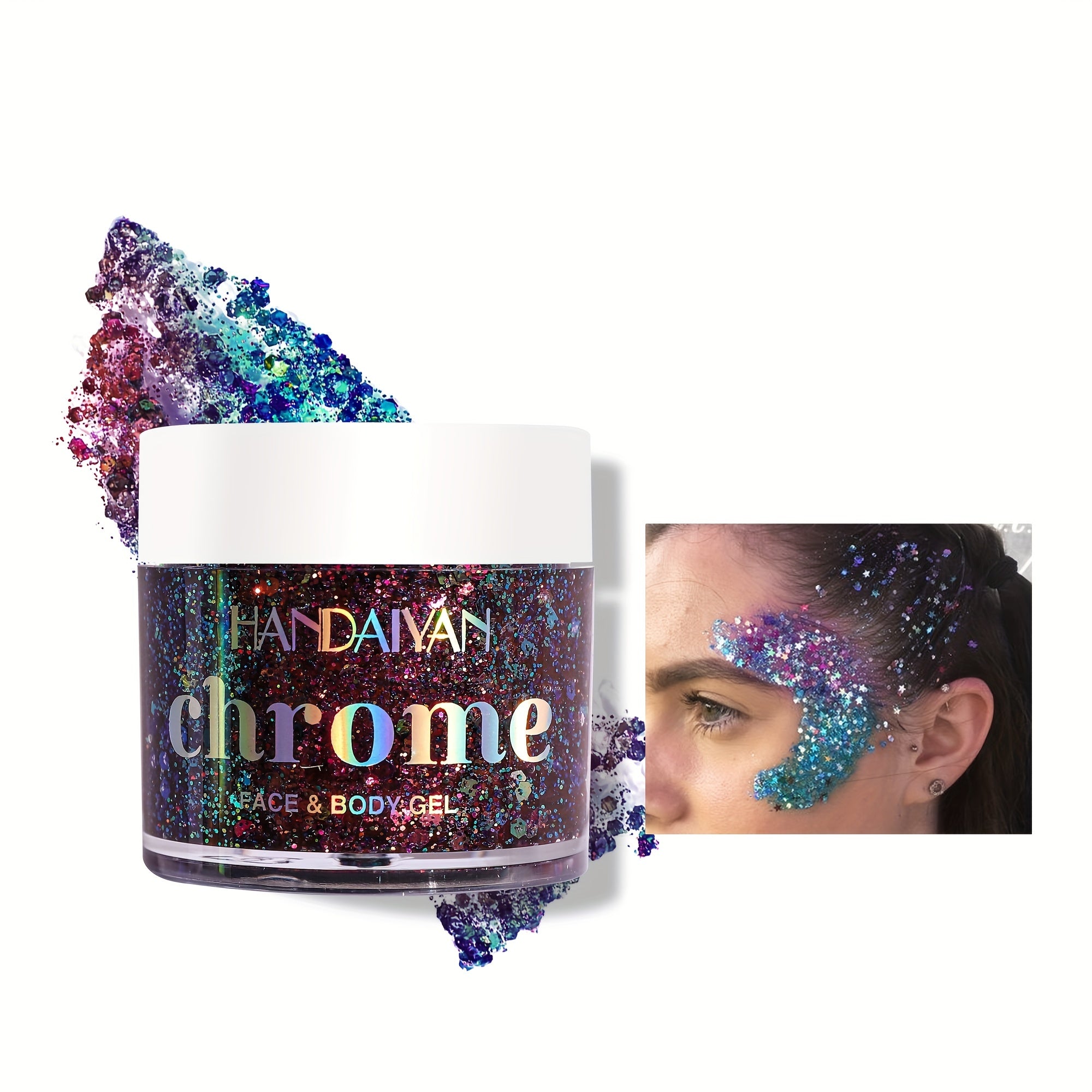 Chameleon Eyeshadow Powder Gradient Changing Sequin Makeup