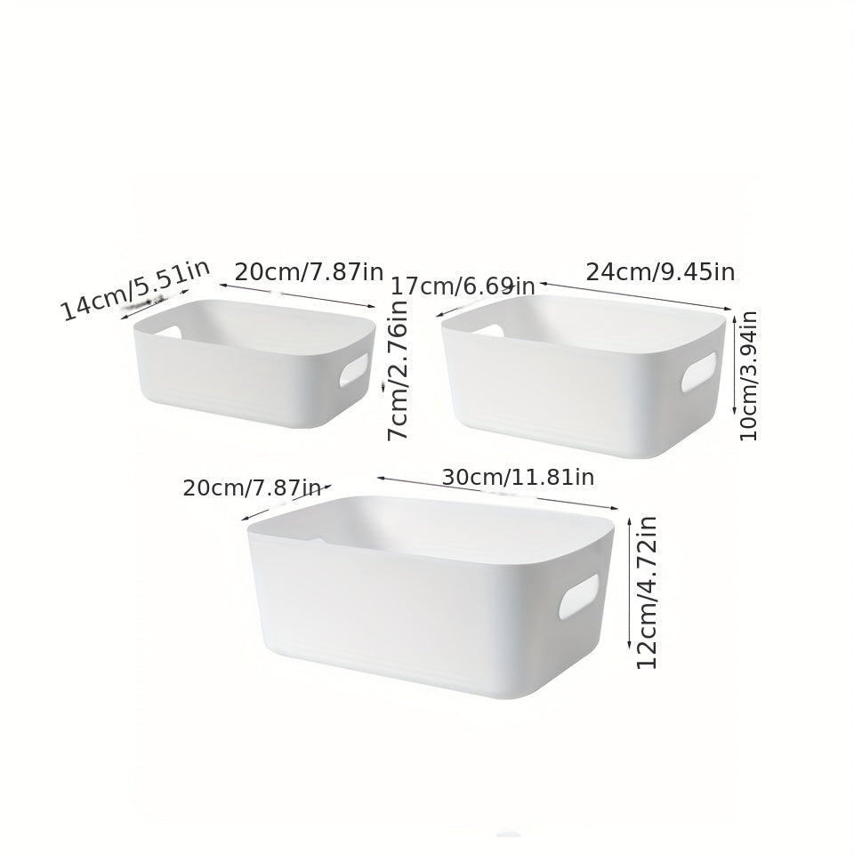Portable Transparent Storage Box for Cosmetics and More