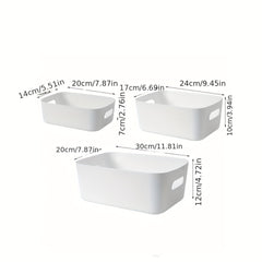 Portable Transparent Storage Box for Cosmetics and More