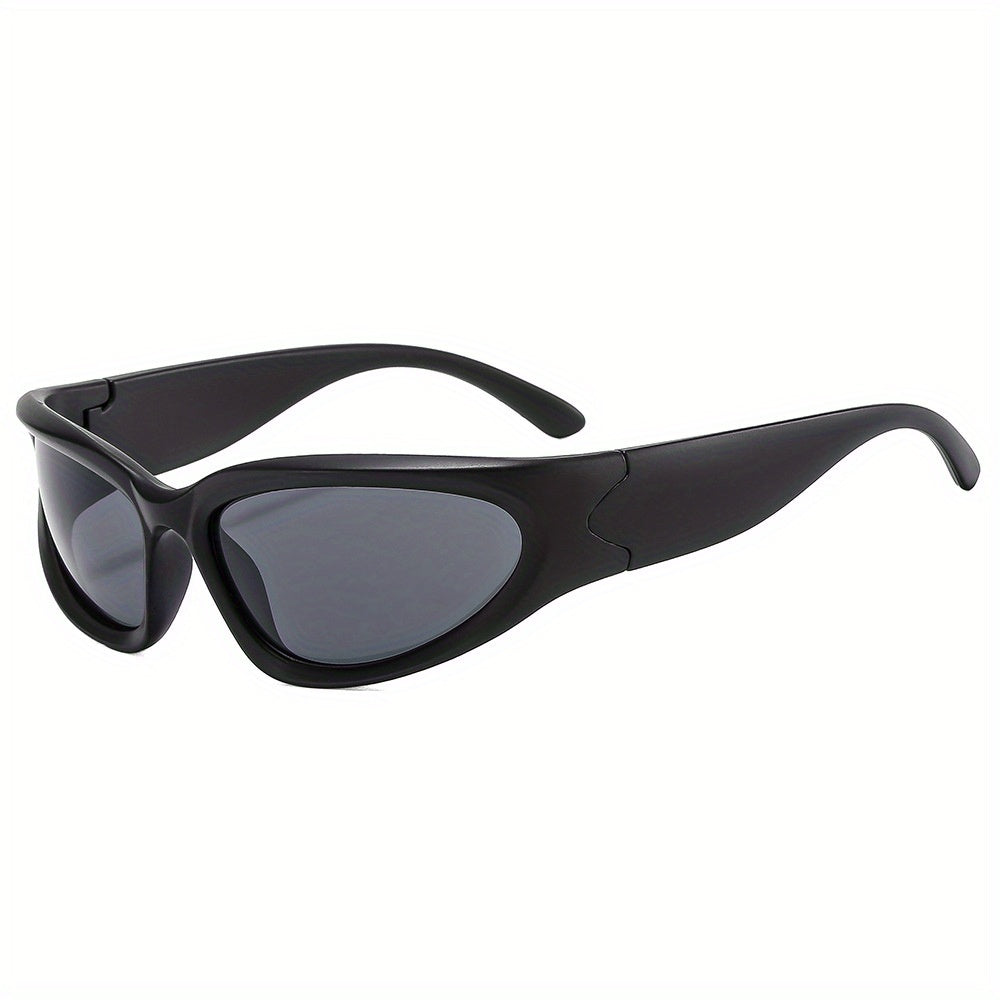 Y2K Wrap Around Sports Sunglasses Cyberpunk UV400 Sun Shades