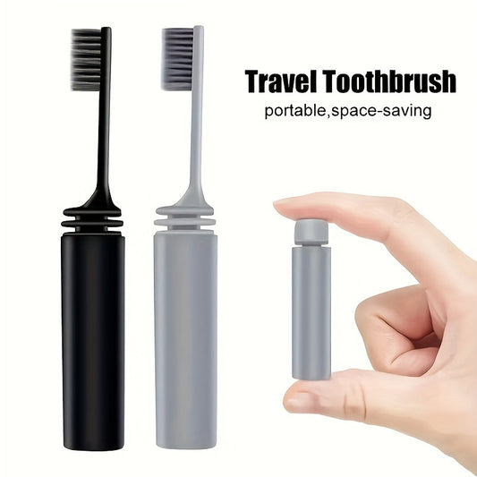 Portable Folding Bamboo Toothbrush Travel Camping Hiking Outdoor Toothbrush