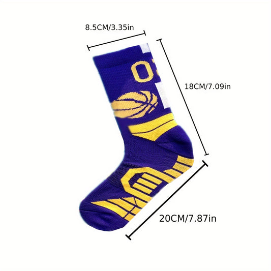 Crew Basketball Socks Non Slip Quick Dry Outdoor Running Socks