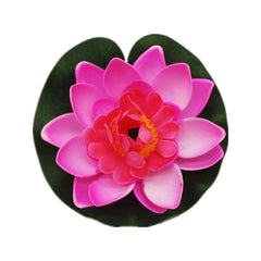 1pc Foam Lotus Flowers for Pond, Pool, Aquarium Decor