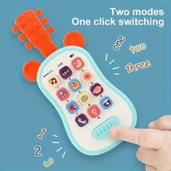 Baby Guitar Phone Toy with Lights & Sound Effects