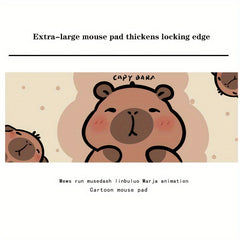 80x30cm Capybara Mouse Pad - Oversized Desk Pad