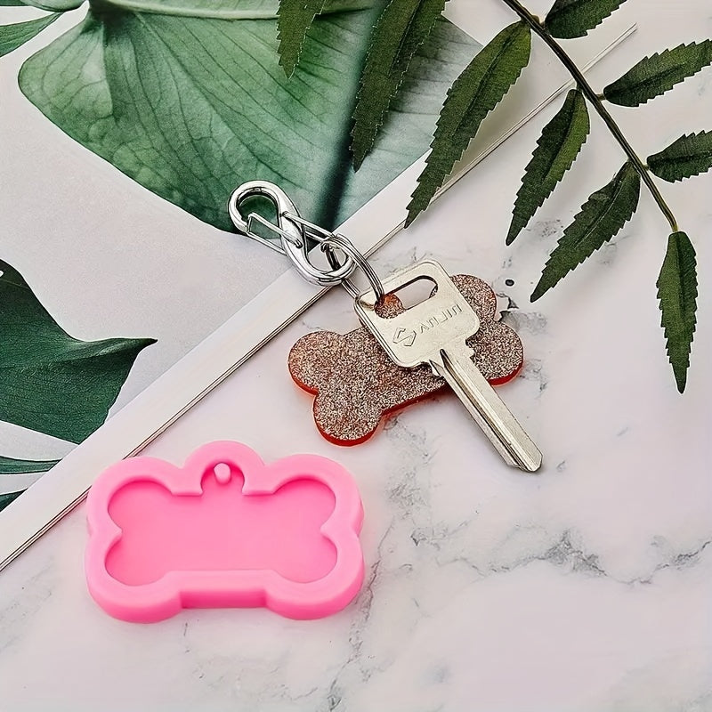Dog Bone Silicone Mold for DIY Pet Ornament Jewelry Pendant