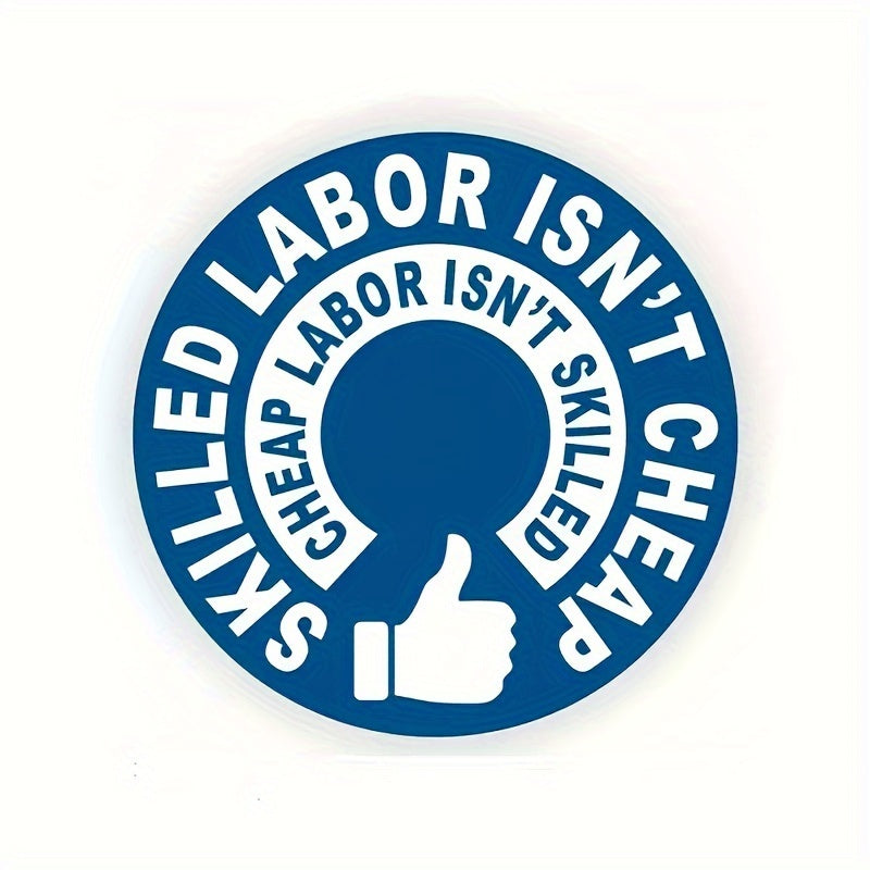 5pcs Safety Hat Label Sticker Funny Helmet Decal Toolbox