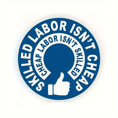 5pcs Safety Hat Label Sticker Funny Helmet Decal Toolbox