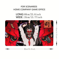 Anime Gaming Mousepad Desk Mat Large Mouse Pad Keyboard Mouse Mat - C
