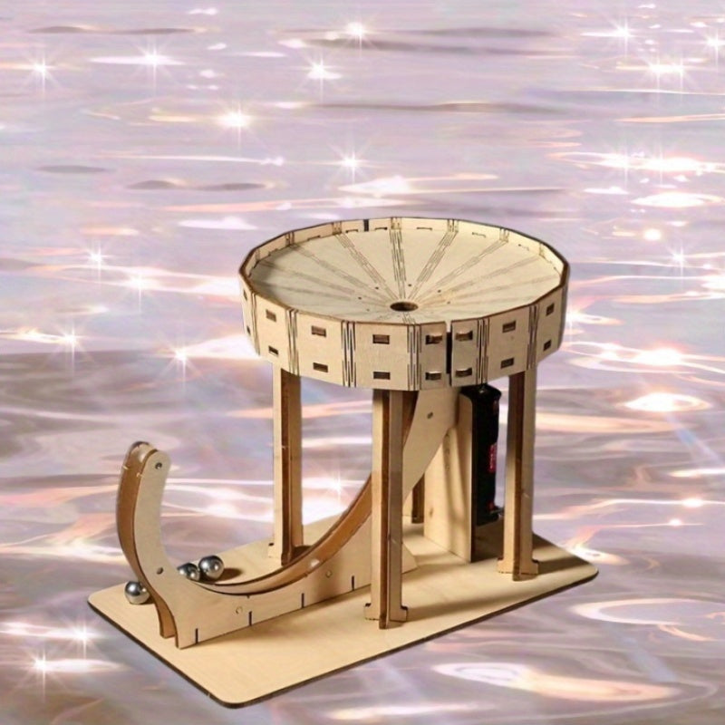 DIY Wooden Puzzle Perpetual Motion Model