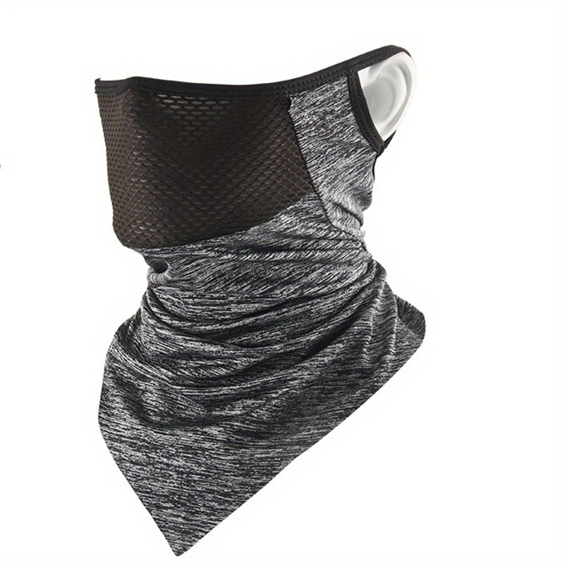 Ice Silk Sunscreen Riding Ear Hanging Ear Mask Breathable Mesh