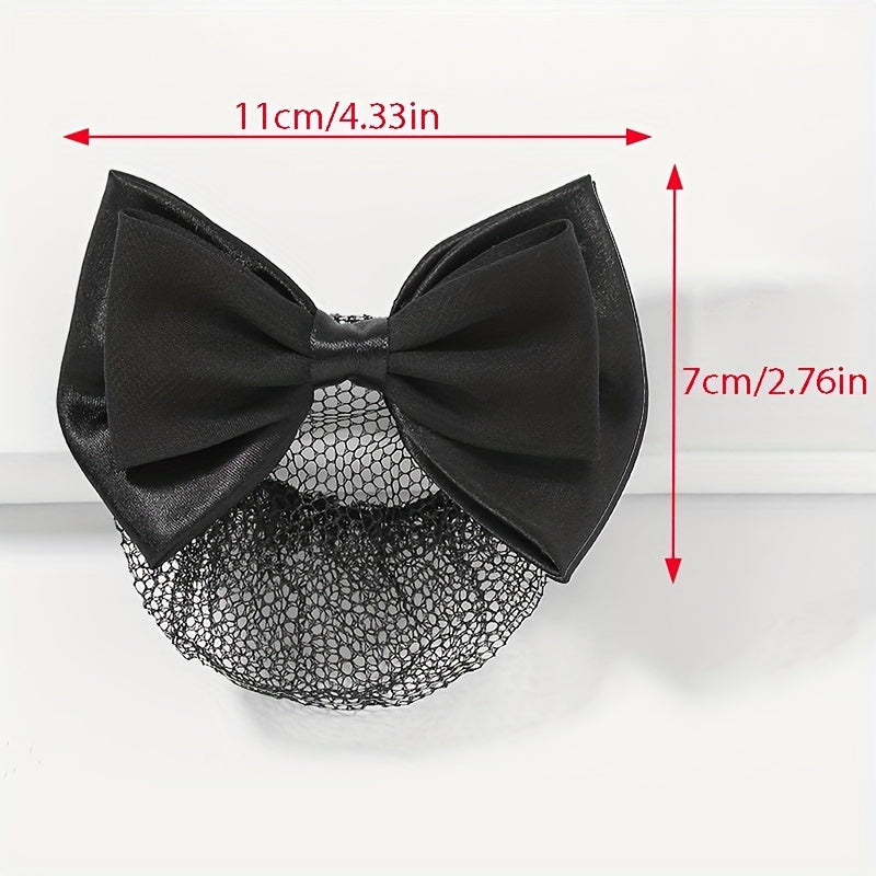 10pcs Bow Hair Satin Ribbon Hair Clips for Girls