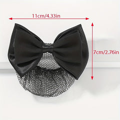 10pcs Bow Hair Satin Ribbon Hair Clips for Girls