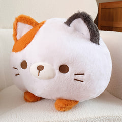 Soft Round Cat Dumpling Plush Toy Pillow Doll Home Decoration