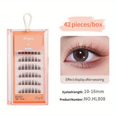 Segmented False Eyelashes for Natural Look