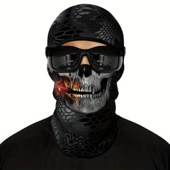 Skeleton Ghost Face Mask for Halloween Cosplay