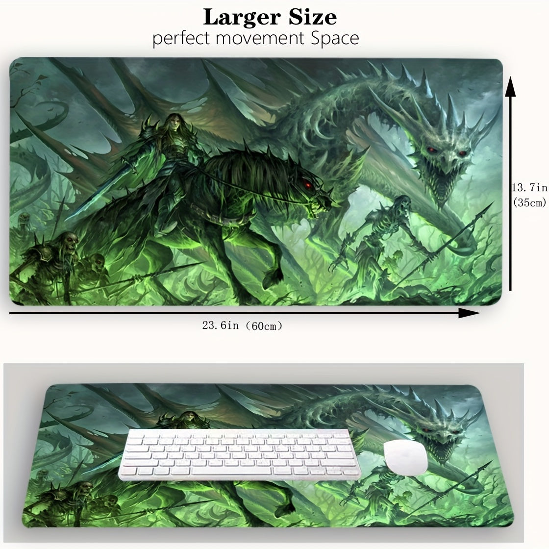 Magical Dragon Mouse Pad for Games MTG RPG CCG PTCG & More