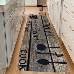 Anti Fatigue Kitchen Mat Slip Resistant Absorbent Runner Rug Washable Floor Mat