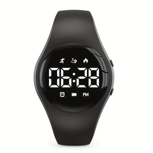 Outdoor Sport Kids LED Digital Watch with Step Counter Calories Distance Tracker
