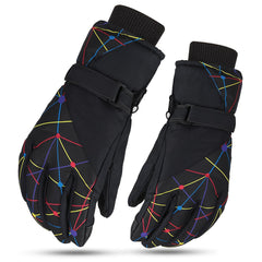 Kids Skiing Gloves Waterproof Windproof Snowboard Gloves