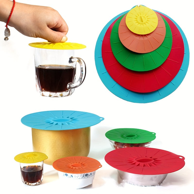 Silicone Microwave Bowl Cover Food Wrap Pot Lid Fresh keeping Stopper