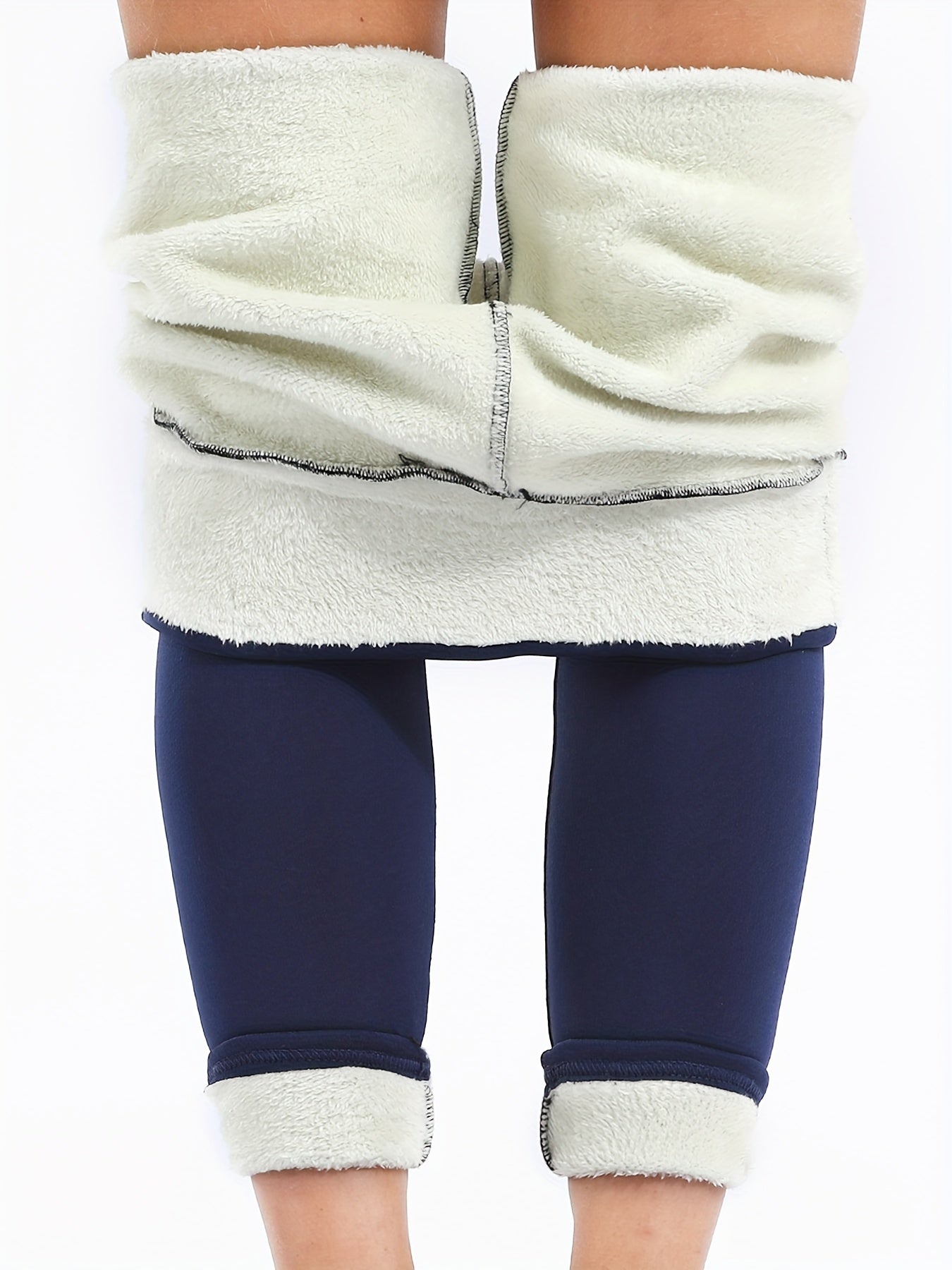 Plush Lined Tummy Control Thermal Pants Women's Underwear