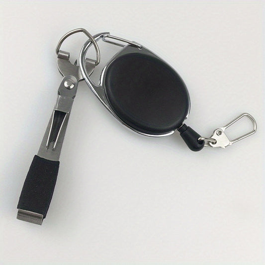 Fly Fishing Knot Tying Tool with Retractors - Hooks Lures Flies