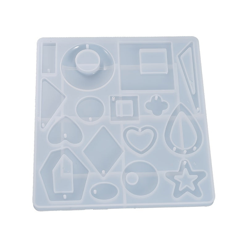 Crystal Drip Rubber Mold Irregular Shape Earrings Silicone Mold