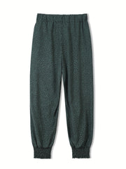  Women's Leopard Print Jogger Trousers